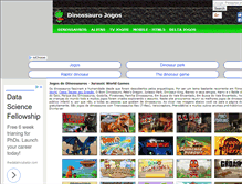 Tablet Screenshot of dinosaurking.com.br